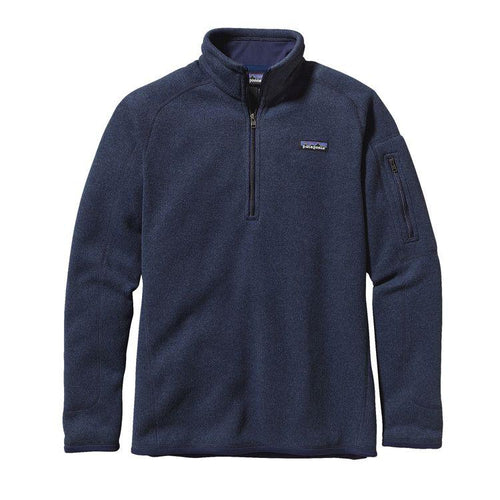 Patagonia Women's Better Sweater Quarter-Zip Fleece 25618 New Navy