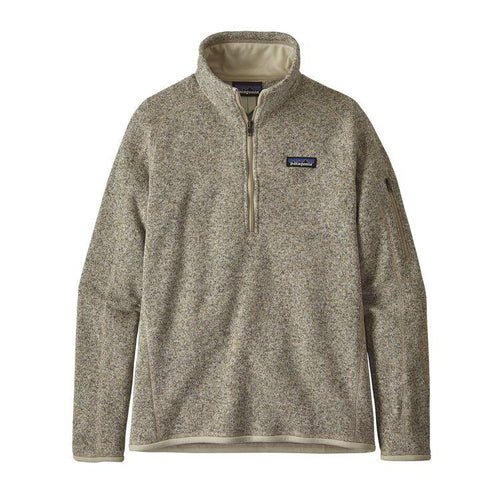Patagonia Women's Better Sweater Quarter-Zip Fleece 25618 Pelican
