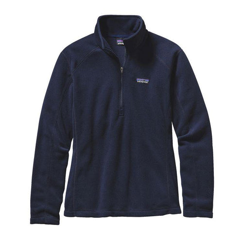 Patagonia Womens Micro D Quarter-Zip Fleece 26278 New Navy