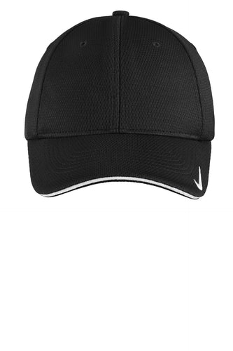 nike dri-fit mesh swoosh flex sandwich cap 333115 black