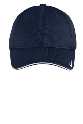 nike dri-fit mesh swoosh flex sandwich cap 333115 navy