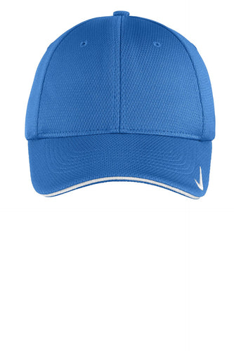 nike dri-fit mesh swoosh flex sandwich cap 333115 pacific blue