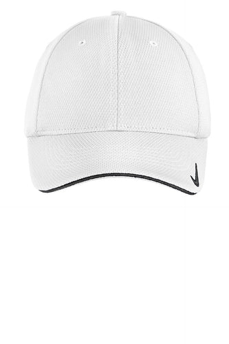 nike dri-fit mesh swoosh flex sandwich cap 333115 white