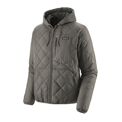 Patagonia Men's Diamond Quilted Bomber Hoody 27610 Hex Grey