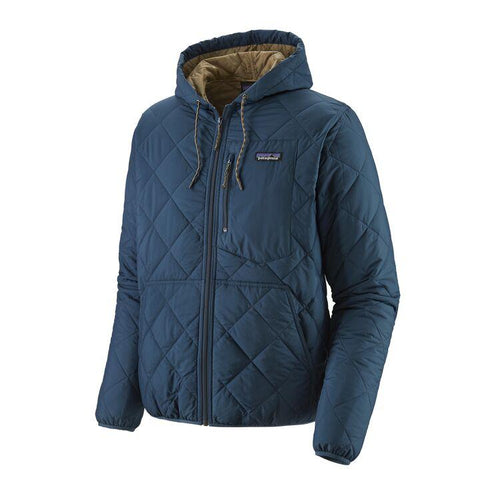 Patagonia Men's Diamond Quilted Bomber Hoody 27610 Stone Blue