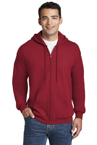 hanes deep red f283 custom logo sweatshirts