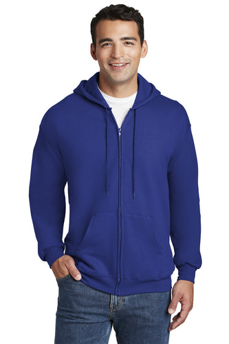 hanes deep royal f283 custom logo sweatshirts