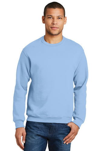 Jerzees Light Blue 562M custom dri fit sweatshirts