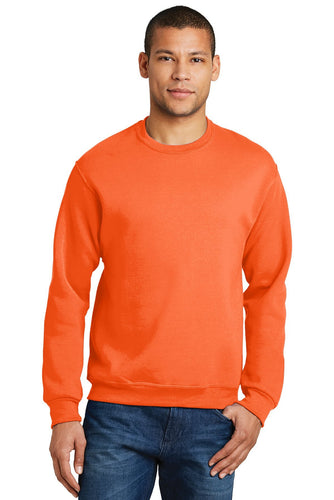 Jerzees Safety Orange 562M custom dri fit sweatshirts