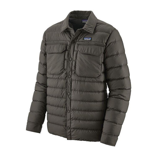 Patagonia Men's Silent Down Shirt Jacket 27925 Forge Grey