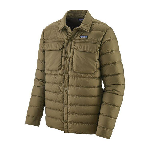 Patagonia Men's Silent Down Shirt Jacket 27925 Sage Khaki