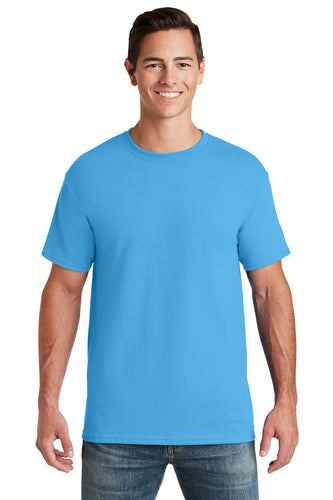 jerzees dri-power active 50/50 cotton/poly t-shirt 29m aquatic blue