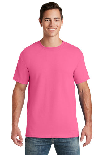 jerzees dri-power active 50/50 cotton/poly t-shirt 29m neon pink