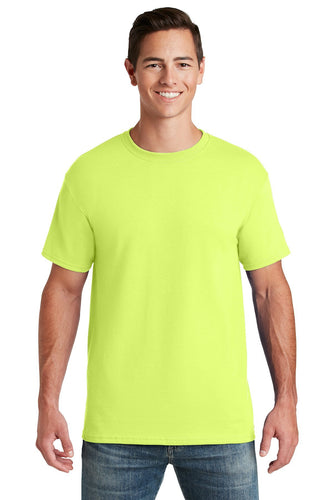 jerzees dri-power active 50/50 cotton/poly t-shirt 29m safety green