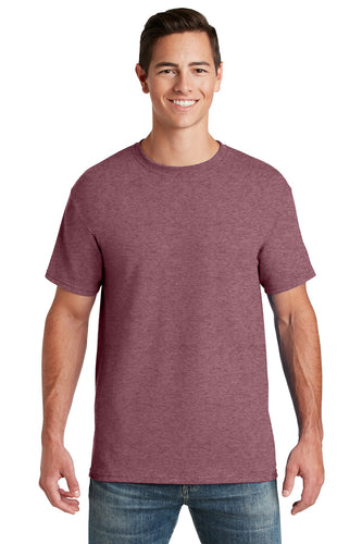 jerzees dri-power active 50/50 cotton/poly t-shirt 29m vintage heather maroon