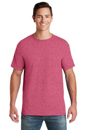 jerzees dri-power active 50/50 cotton/poly t-shirt 29m vintage heather red