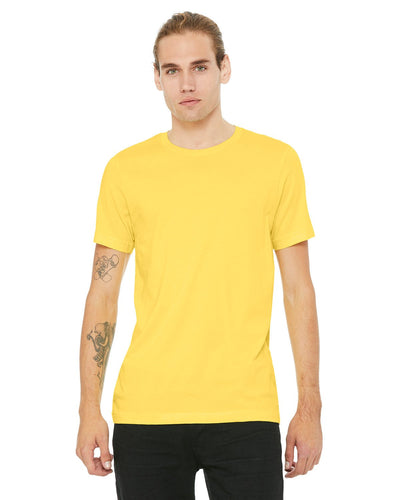 bella + canvas unisex jersey short sleeve t-shirt 3001c yellow