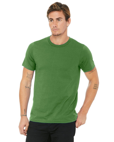 bella + canvas unisex jersey short sleeve t-shirt 3001c leaf