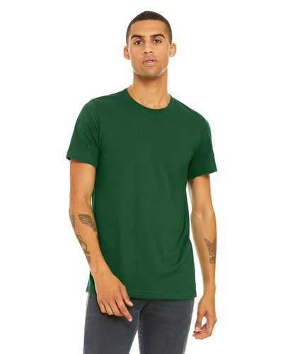 bella + canvas unisex jersey short sleeve t-shirt 3001c evergreen