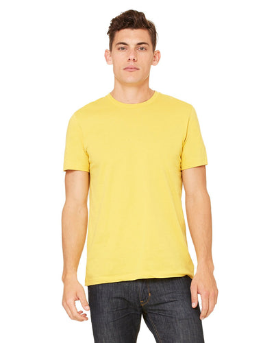 bella + canvas unisex jersey short sleeve t-shirt 3001c maize yellow