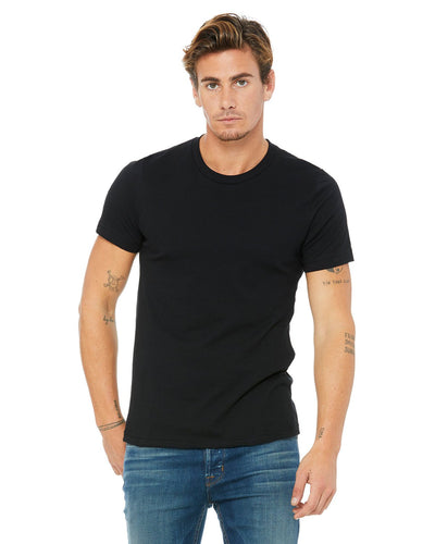 bella canvas unisex jersey short sleeve t shirt 3001c black