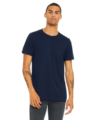 bella + canvas unisex jersey short sleeve t-shirt 3001c navy