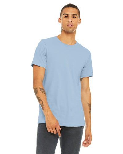 bella + canvas unisex jersey short sleeve t-shirt 3001c baby blue