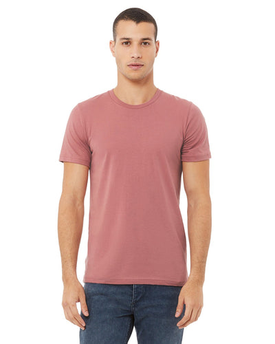 bella + canvas unisex jersey short sleeve t-shirt 3001c mauve