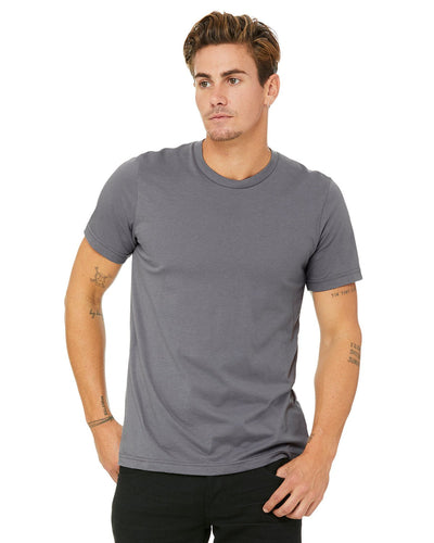 bella + canvas unisex jersey short sleeve t-shirt 3001c storm
