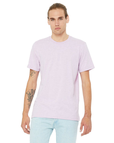 bella + canvas unisex jersey short sleeve t-shirt 3001c hthr prism lilac