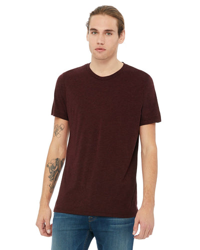bella + canvas unisex jersey short sleeve t-shirt 3001cvc heather cardinal