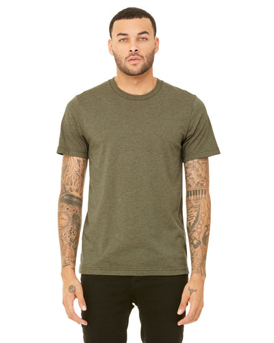 bella + canvas unisex jersey short sleeve t-shirt 3001cvc heather olive