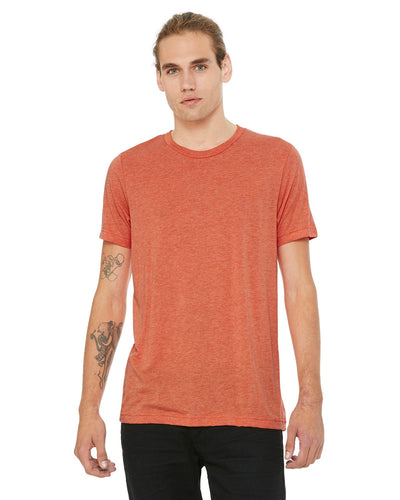 bella + canvas unisex jersey short sleeve t-shirt 3001cvc heather orange