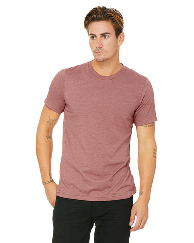 bella + canvas unisex jersey short sleeve t-shirt 3001cvc heather mauve