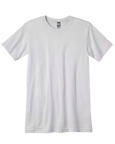 bella + canvas unisex made in the usa jersey short sleeve t-shirt 3001u silver