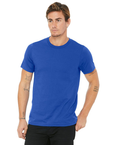 bella + canvas unisex made in the usa jersey short sleeve t-shirt 3001u true royal