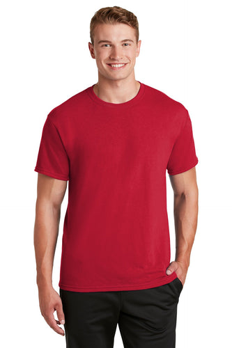 jerzees dri-power sport 100% polyester t-shirt 21m true red