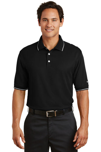 nike black 319966 polo shirts with logos
