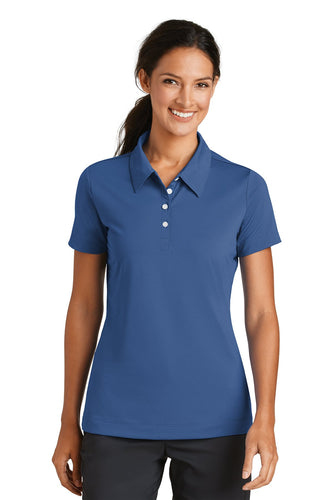 Nike Diffuse Blue 358890 polo shirt with logo embroidered