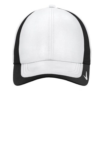 nike dri-fit technical colorblock cap 354062 white/black