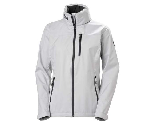 helly hansen w crew hooded jacket 33899 grey fog, jackets with company logo