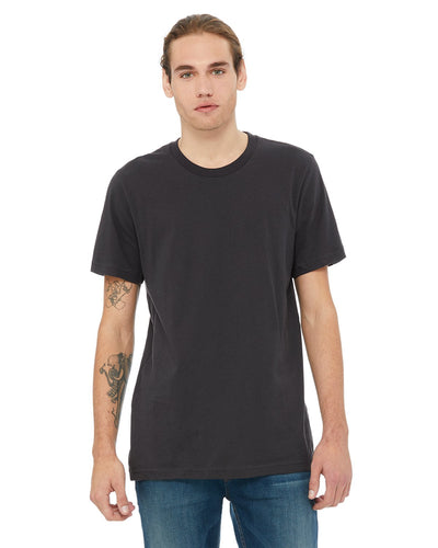 bella + canvas unisex triblend short sleeve t-shirt 3413c sd dark gry trbl