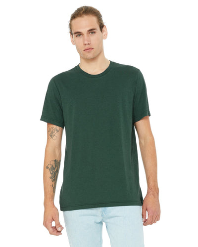 bella + canvas unisex triblend short sleeve t-shirt 3413c solid forst trbl