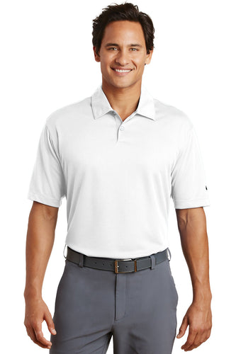 nike white 373749 business logo polo shirts