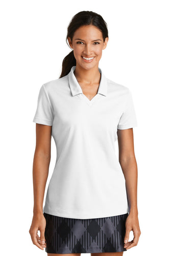 nike white 354067 company logo polos