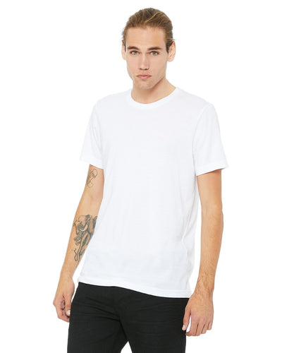 bella + canvas unisex poly-cotton short sleeve t-shirt 3650 white