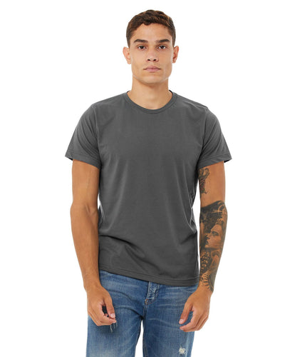 bella + canvas unisex poly-cotton short sleeve t-shirt 3650 asphalt