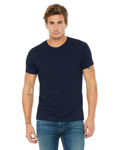 bella + canvas unisex poly-cotton short sleeve t-shirt 3650 navy