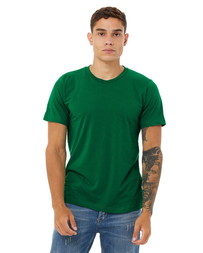 bella + canvas unisex poly-cotton short sleeve t-shirt 3650 kelly