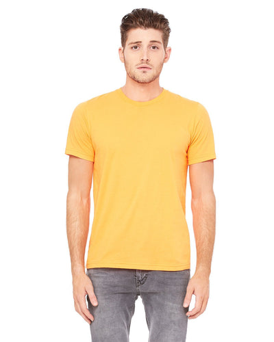 bella + canvas unisex poly-cotton short sleeve t-shirt 3650 neon orange
